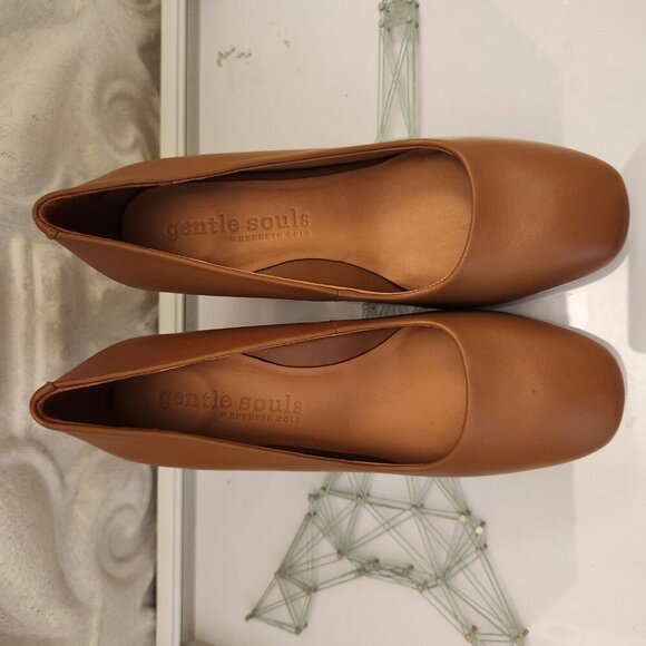 Gentle Souls "Irie" Block Heeled Pump. Pecan. NIB. Size 5.5 - Picture 5 of 11